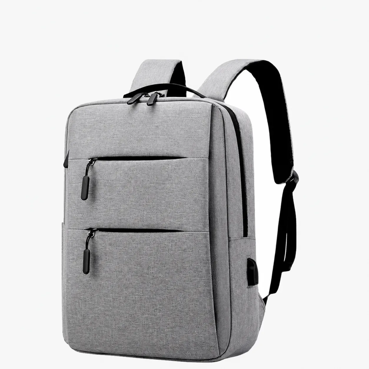 Men Business Commuter Backpack Large Capacity Casual Travel Laptop School Bag Lightweight Oxford Cloth Backpack