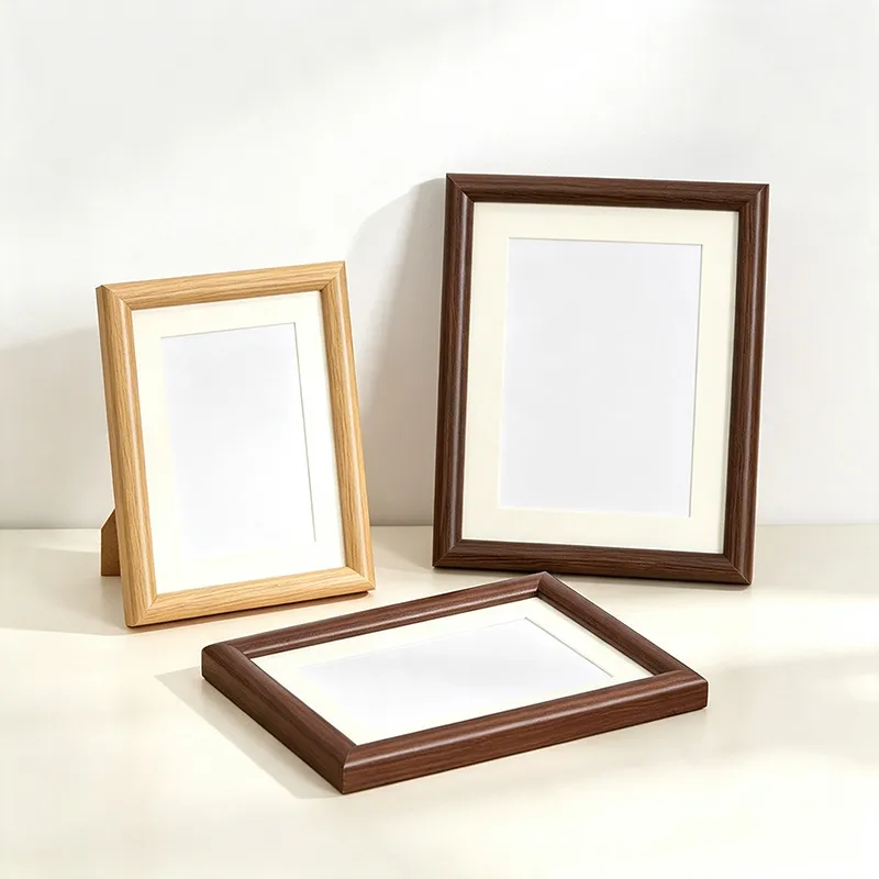 Modern Minimalist Wooden Photo Frame MDF Picture Frame For Wall And Tabletop Display Home Decor Photo Display