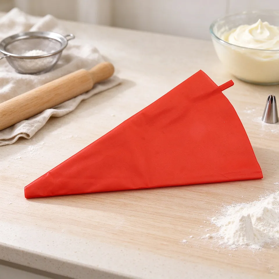 Thickened TPU Piping Bag Orange Cake Decorating Bag Reusable Pastry Bag For Home Baking DIY Kitchen Baking Tool