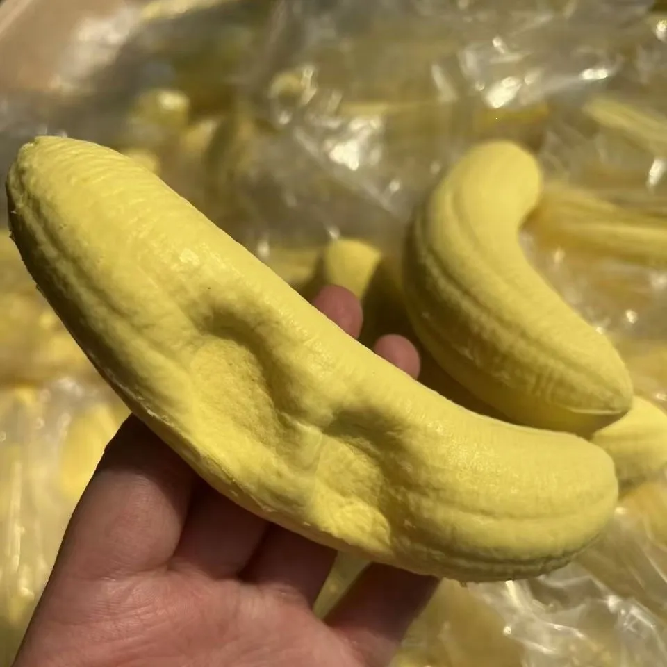 Langsam Rückfedernd PU Schaum Banane Butter Brot Squishy Spielzeug Stressabbau Sensorisches Fidget Spielzeug Lustiges Dekompressionsmodell Geschenk