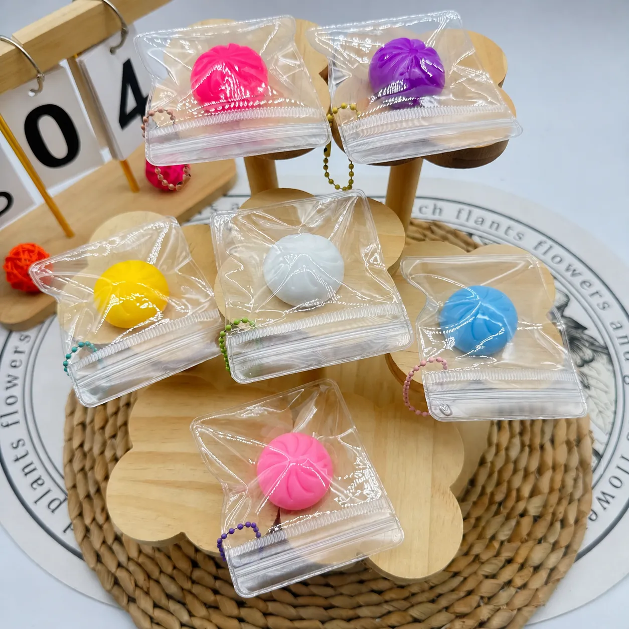 Simulation Steamed Bun Squishy Toy Novelty Stress Relief Fidget Toy Cute Slow Rising Sensory Toy For Kids Adults