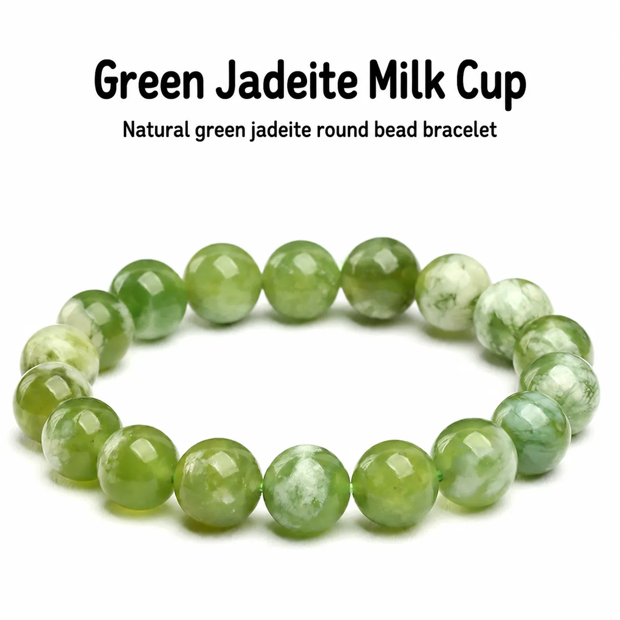 Natürliches Xiuyan Jade Grüne Trauben Macchiato Perlenarmband Original Design Handgefertigter Steinschmuck Für Damen Herren Unisex Geschenk