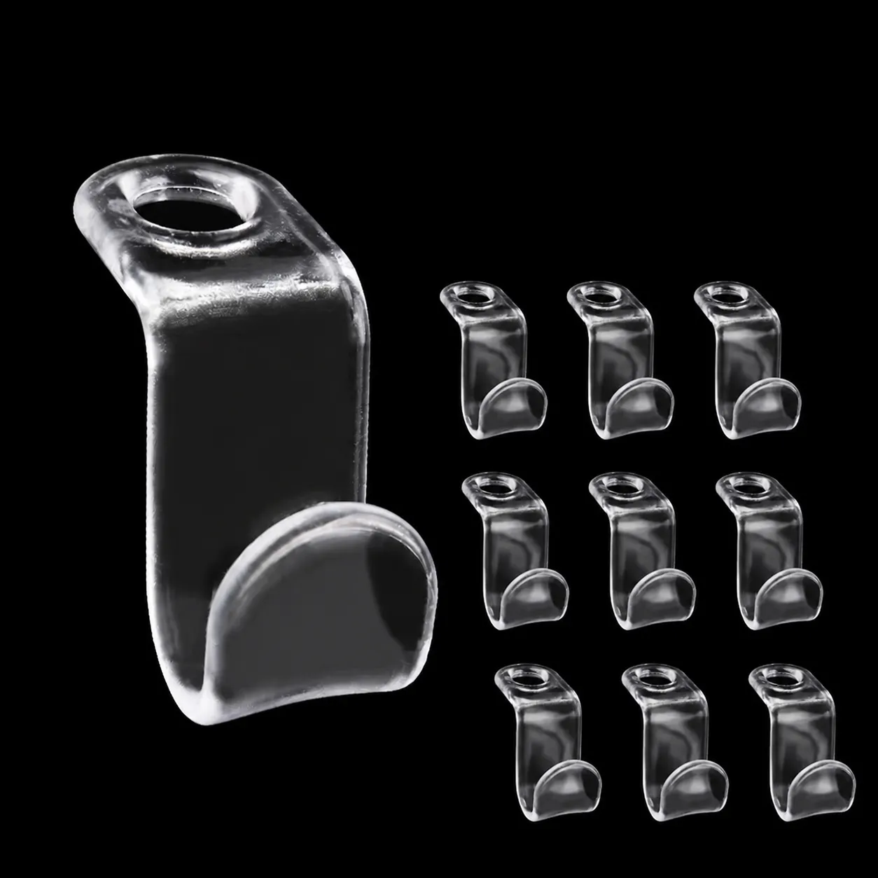 Space Saving Hanger Connection Hooks Plastic Multi Layer Hanger Clips Closet Clothes Organizer Storage Hooks For Clothes Bags Organization