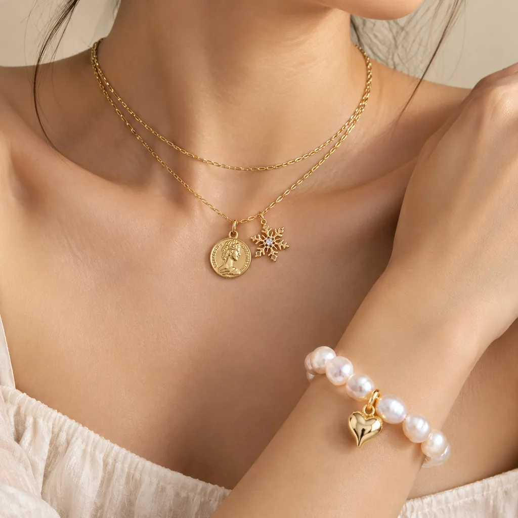 Alloy Charms Pendants For DIY Jewelry Making Heart Star Flower Butterfly Coin Shape Vintage Aesthetic Accessory Bracelet
