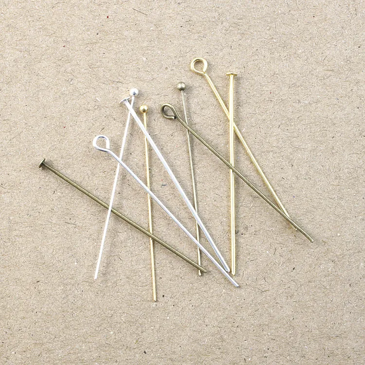 Creazione Di Gioielli Spilli A Testa Spilli A Occhiello Spilli A T Connettori In Metallo Per Fai Da Te Orecchini Collane