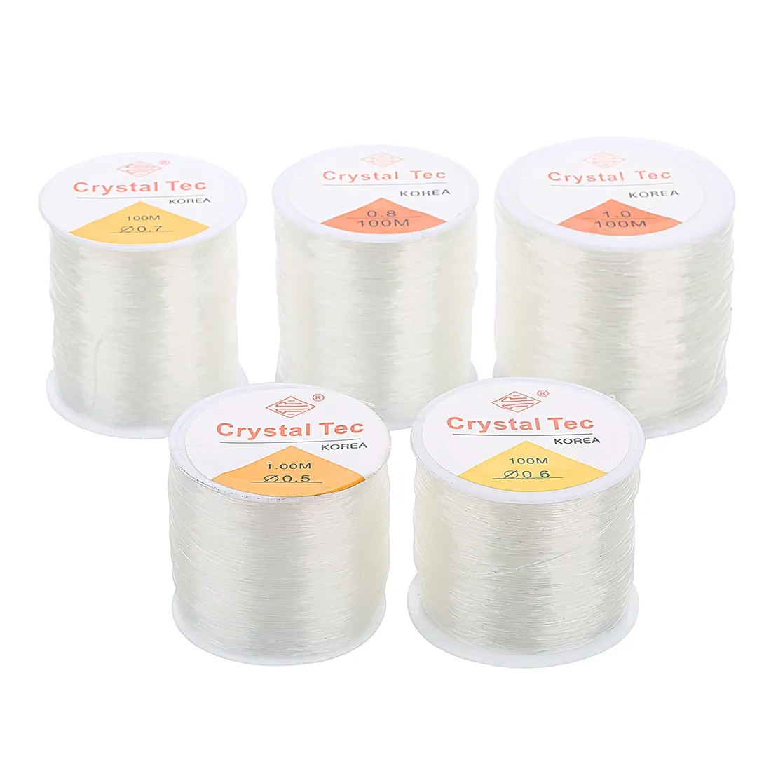 Elastic Stretchy Crystal String Cord For Jewelry Making Beading Bracelets DIY Clear Black Strong Polyurethane
