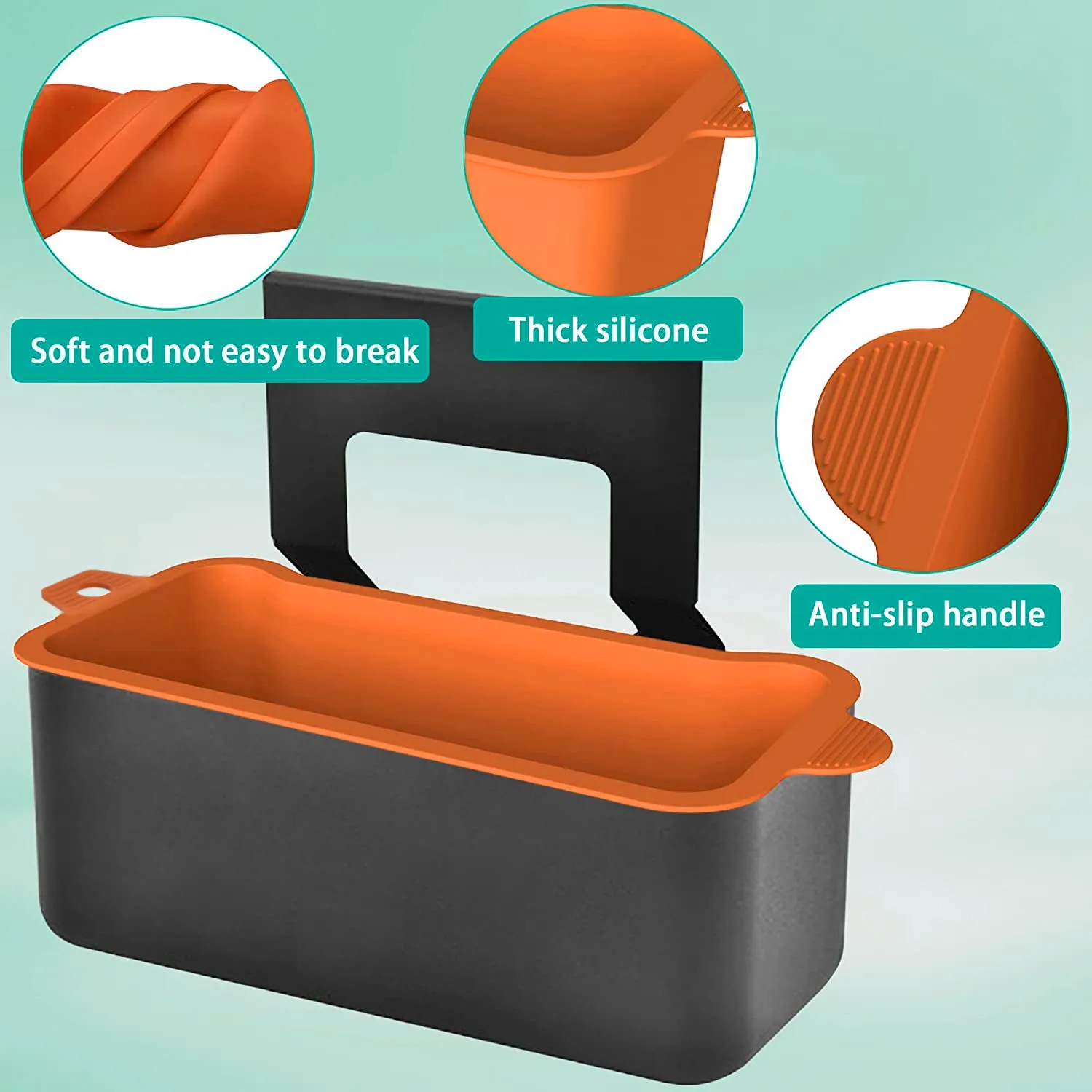 Reusable Silicone Grease Cup Liners For Outdoor Grill Drip Pan Heat Resistant Oil Collector Tray Universal Cooking Accessory