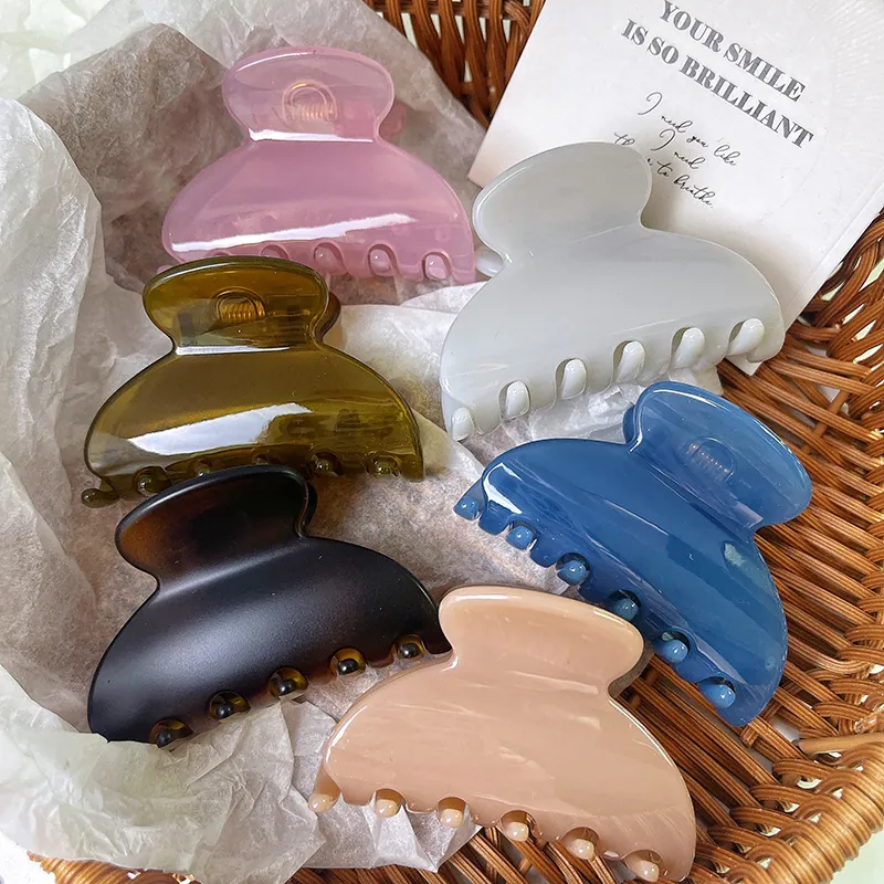 Molletta Per Capelli PC Resina Piccola Elegante Stile Coreano Presa Forte Fermagli Per Capelli Squalo Per Donne Ragazze