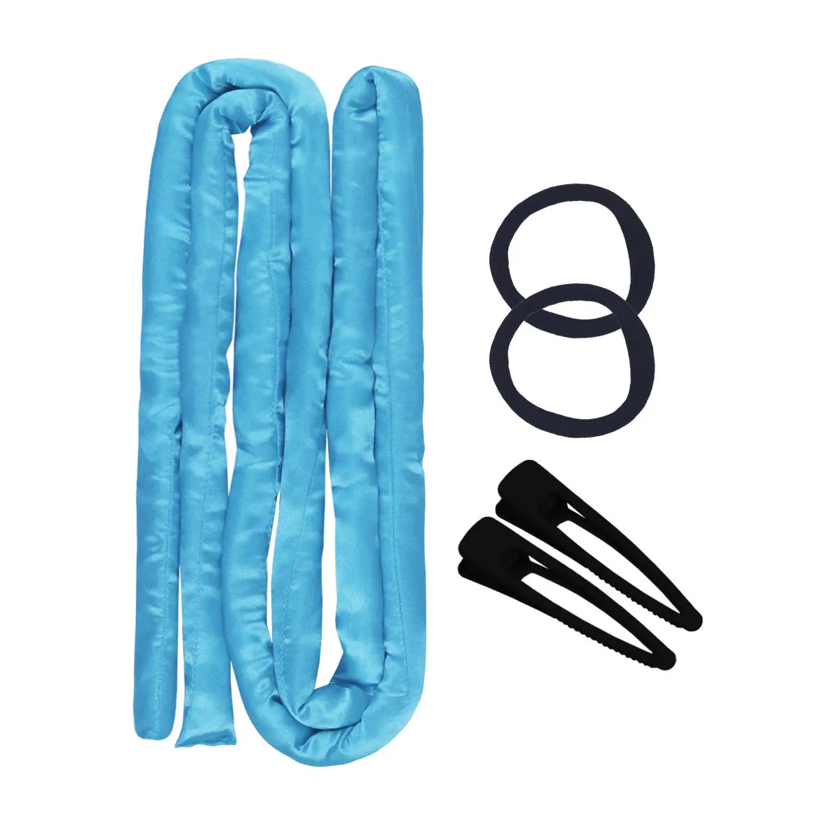 Hittevrije Haarkruller Set Satijnen Lint Spons Geen Hitte Haarstyling Rollers Om Te Slapen