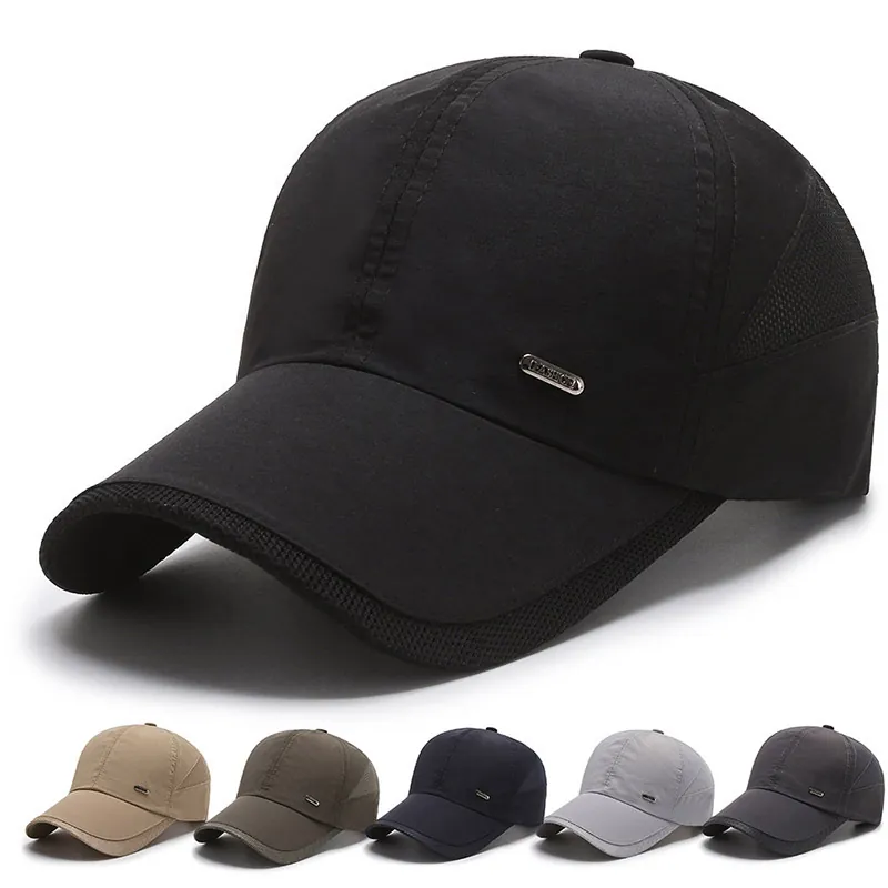 Berretto Da Baseball Da Uomo Asciugatura Rapida Rete Traspirante Protezione Solare Sport All Aperto Cappello Regolabile