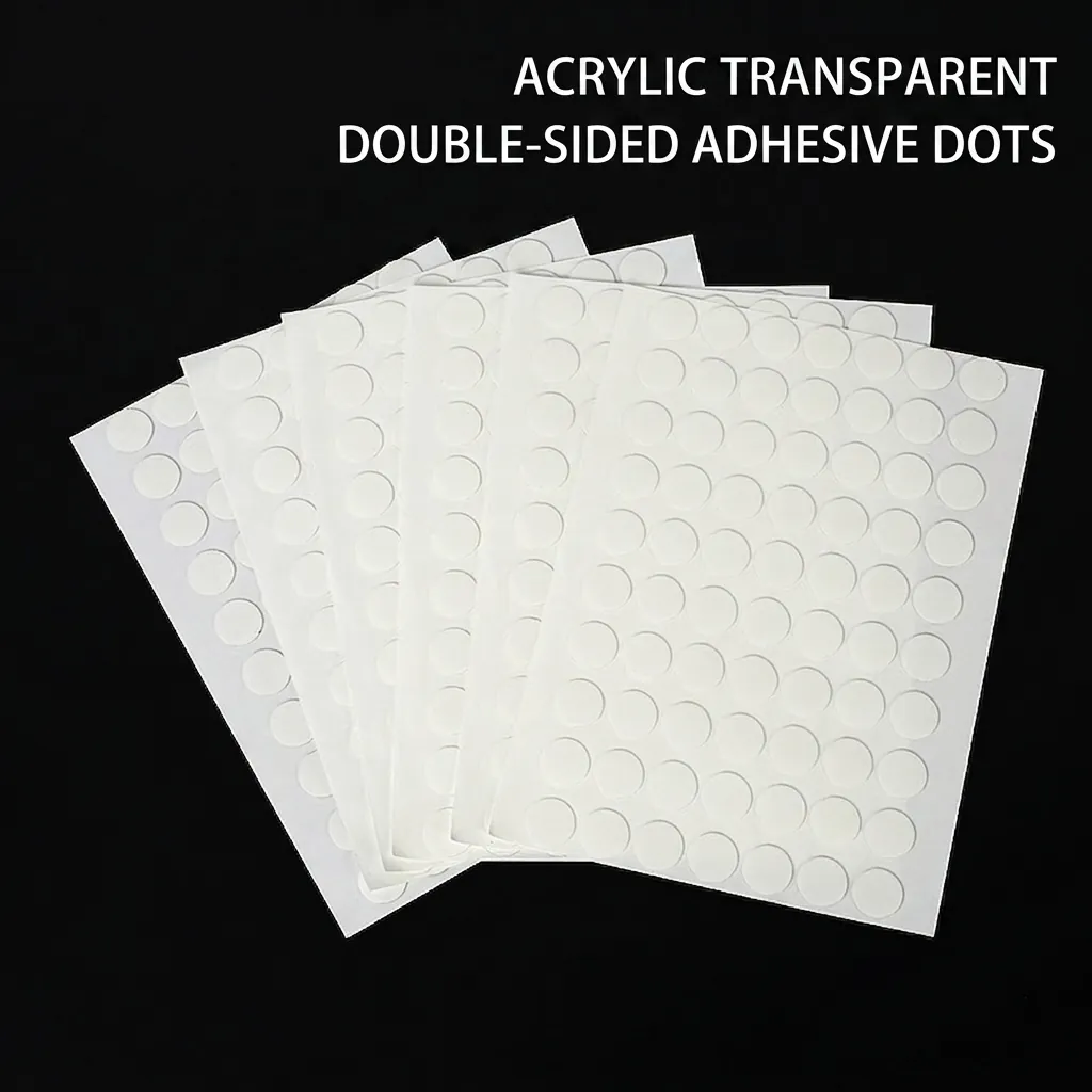 Acrylic Transparent Double Sided Adhesive Dots Waterproof No Residue Clear Glue Points For DIY Crafts Balloon Wall Fixing