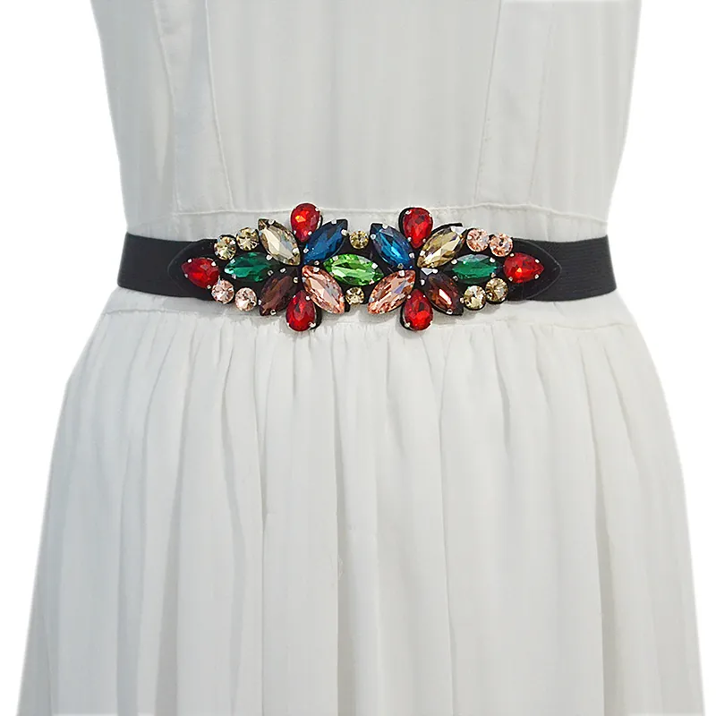 Cintura Corsetto Elastica Da Donna Con Strass In Similpelle Cintura In Vita Elegante Accessorio Di Moda Per Abiti