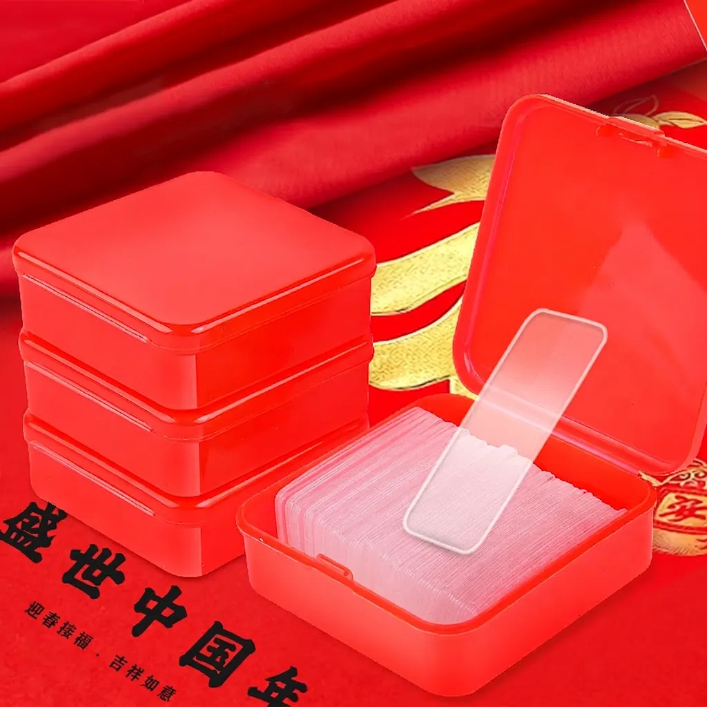 Double Sided Traceless Transparent Nano Adhesive Tape Dots Removable Strong Sticky For Home Decoration And Festive Couplets