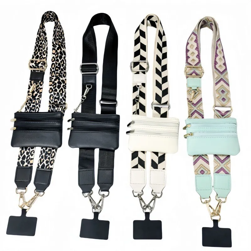 Crossbody Handy Umhängeband Mit Abnehmbarem Mini Portemonnaie Verstellbarem Gurtband Ersatz Schultergurt Für Damen