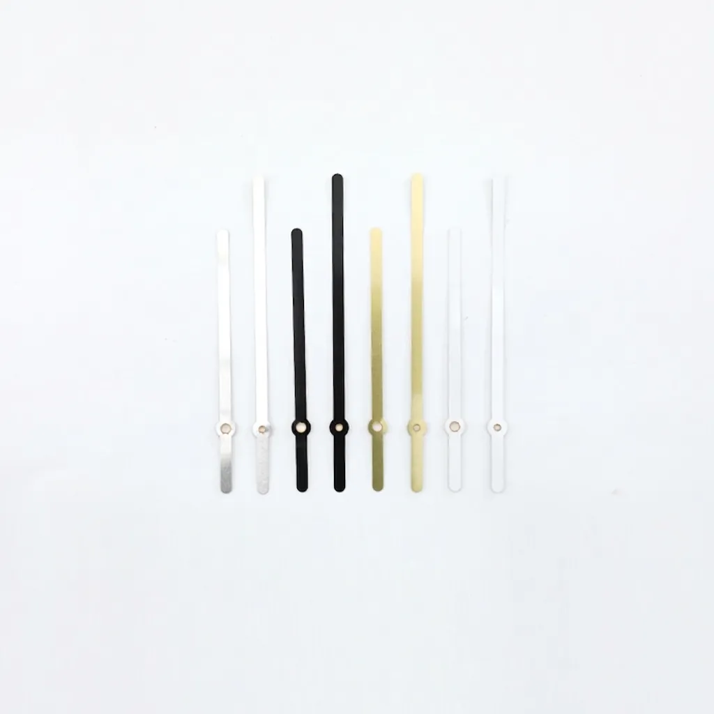 Minimalist Aluminum Clock Hands For DIY Wall Clock Repair Replacement Quartz Pointers Gold Black White Silver Hour Minute Second Hand