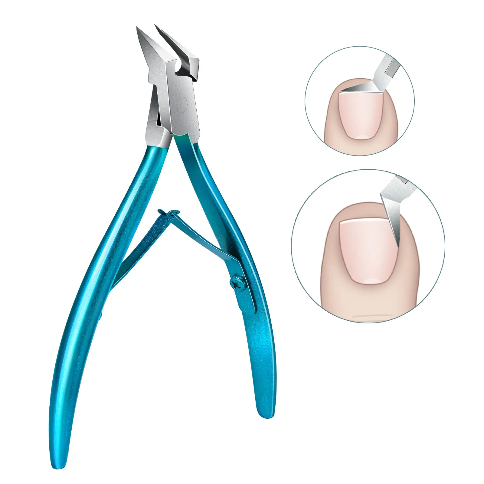 Professional Cuticle Nipper Stainless Steel Sharp Eagle Mouth Dead Skin Remover Manicure Tool For Fingernails And Toenails