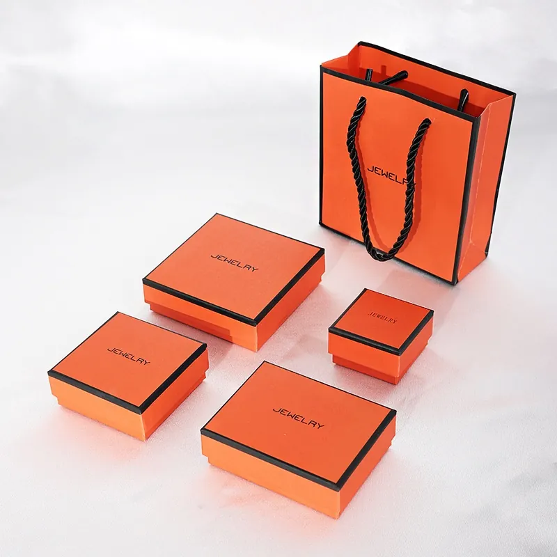Square Jewelry Packaging Gift Boxes Cardboard Storage Case With Lid For Rings Earrings Necklaces Bracelets Elegant Display