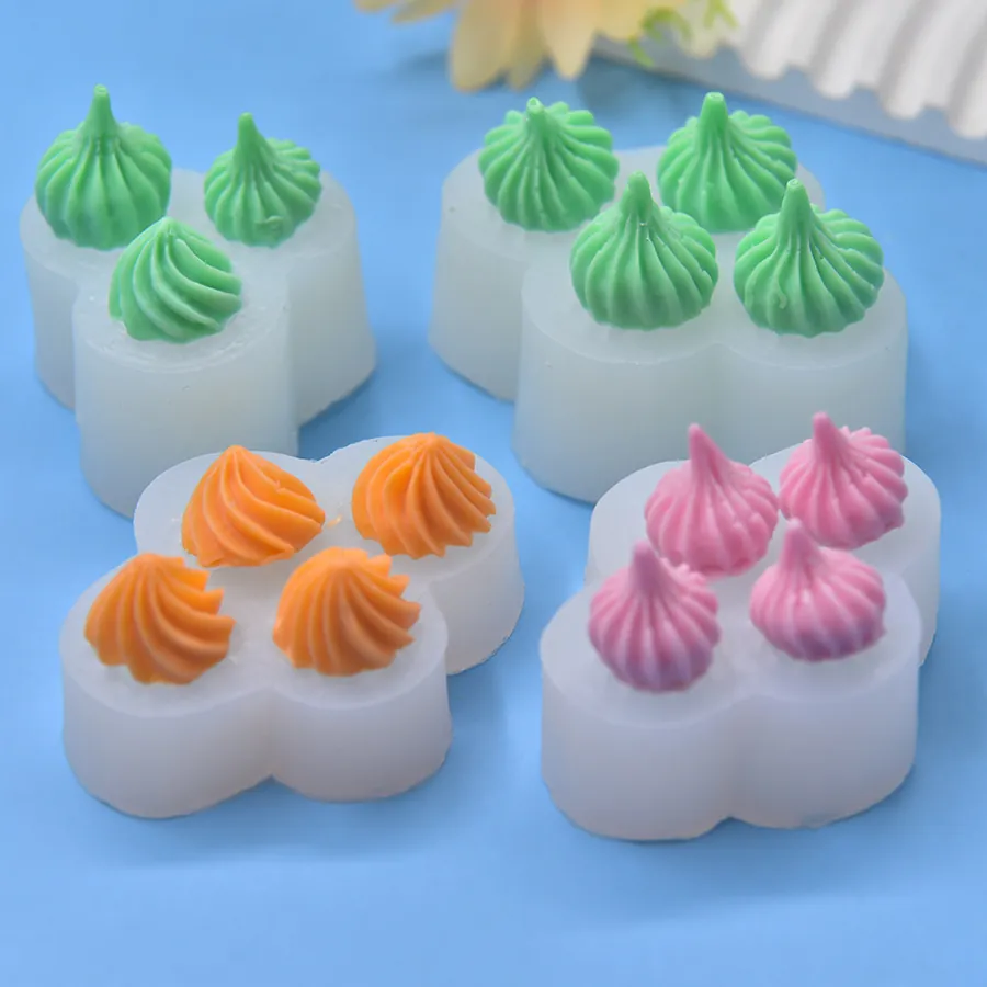 Spiral Pagoda Shape Silicone Mold For Cake Decorating Fondant Chocolate Baking DIY Pastry Tools