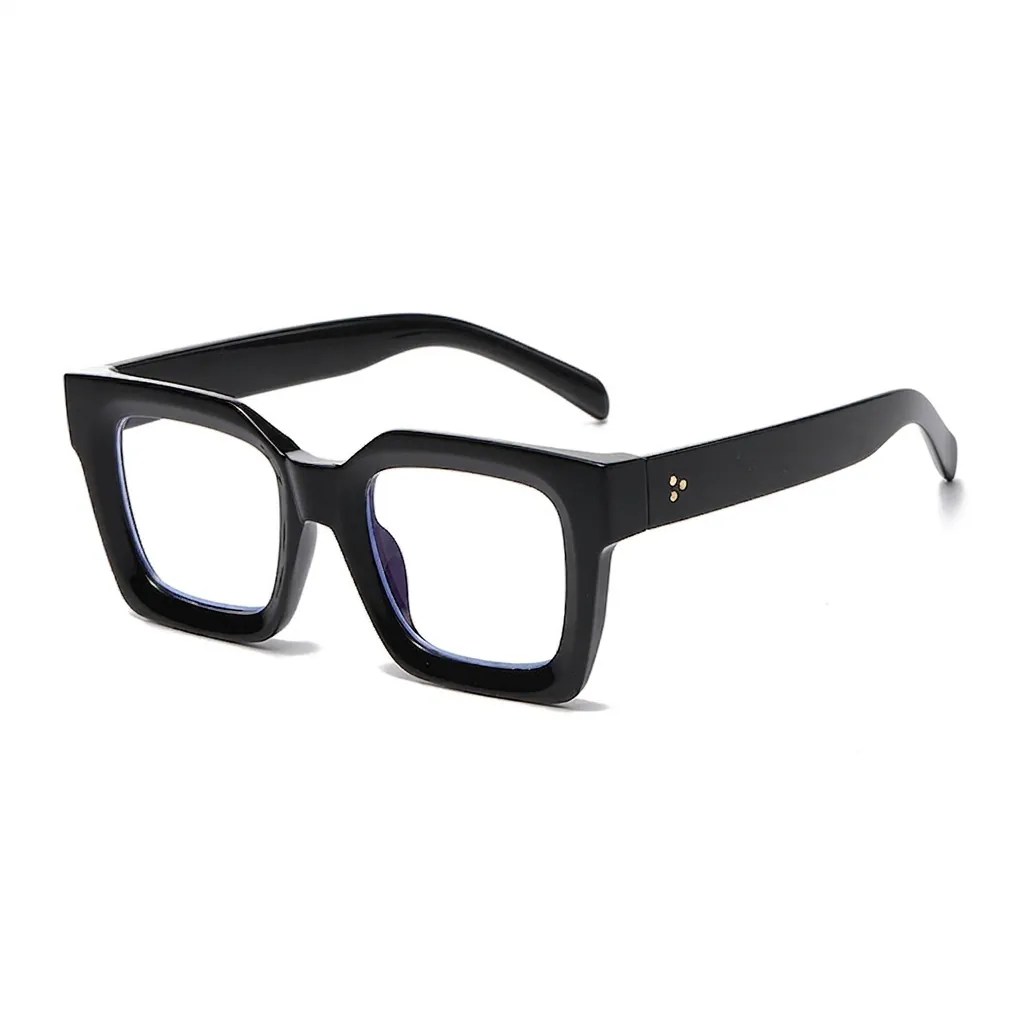 Vintage Vierkante Grote Zonnebril UV400 Bescherming Retro Mode Reis Outdoor Brillen PC Frame Met Metalen Klinknagels