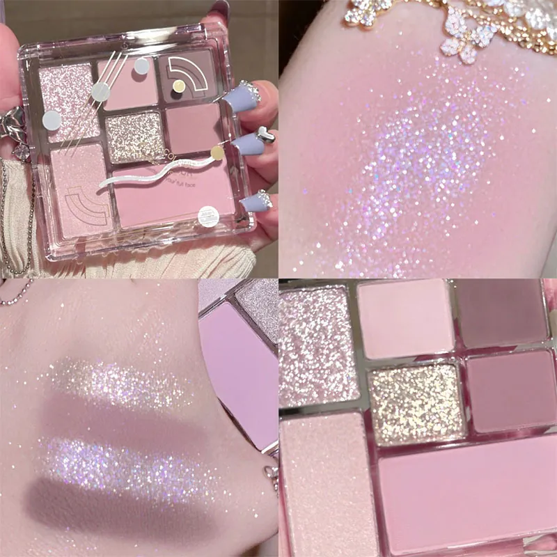 Multi-Color Lidschatten Palette Matt Schimmer Glitzer Pigmentiert Langanhaltend Wasserdichtes Makeup Palette Für Frauen Mädchen