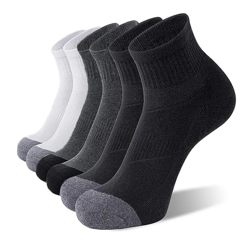 Herren Professionelle Basketball Socken Atmungsaktives Mesh Dämpfung Fußgewölbestütze Polyester Farbblock Kurzschaft Sportsocken