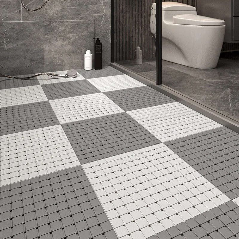 TPE Non-Slip Bathroom Floor Mats DIY Interlocking Shower Drainage Tiles Modular Massage Foot Pads Home Balcony