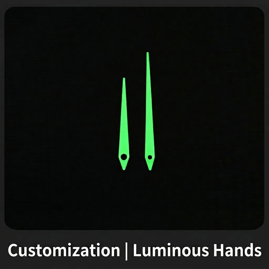 Luminous Clock Hands Aluminum Glow In Dark Hour Minute Hand Replacement DIY Repair Modern Simple Accessories