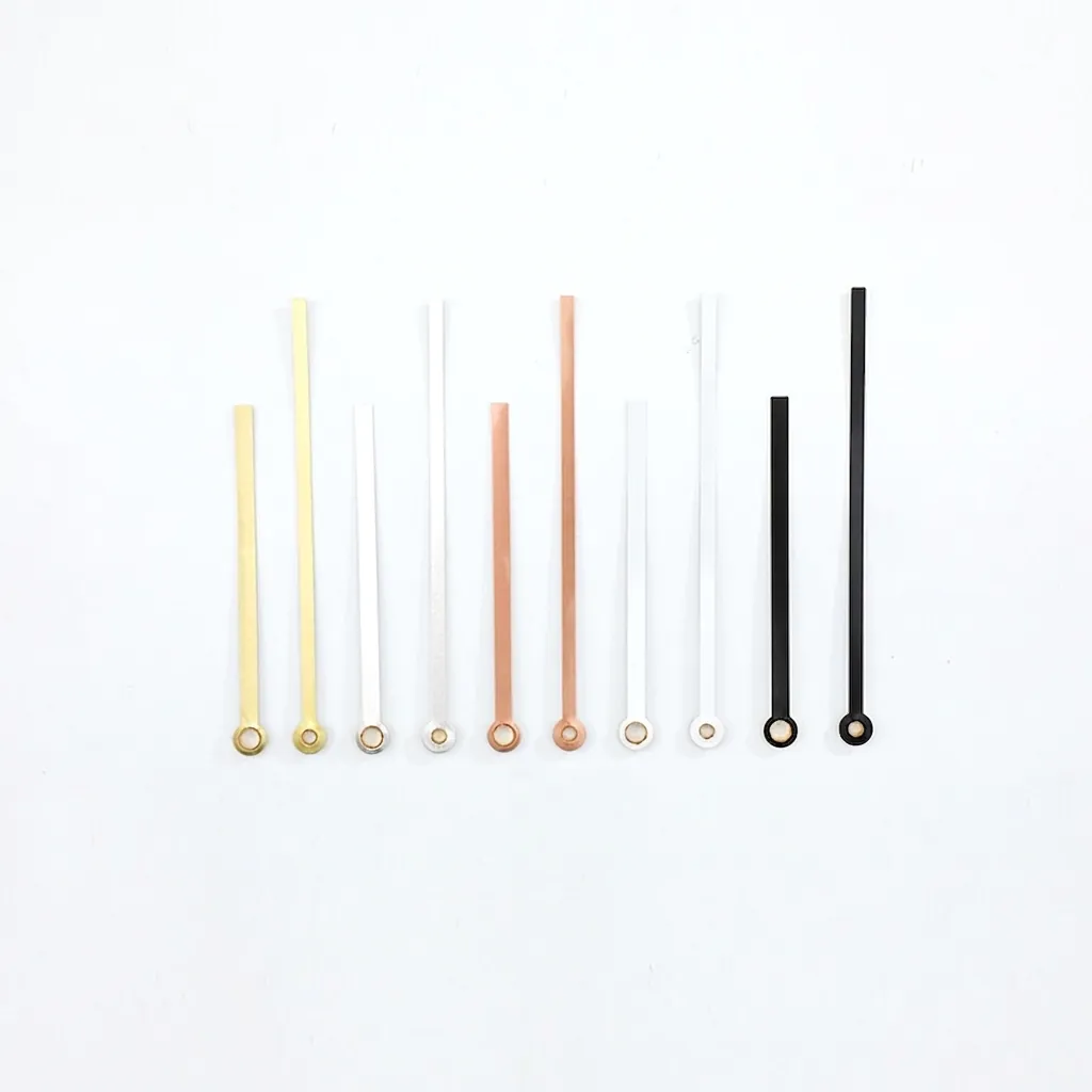 Aluminum Clock Hands Replacement Metal Hour Minute Hands For DIY Quartz Wall Clock Repair Modern Simple Style