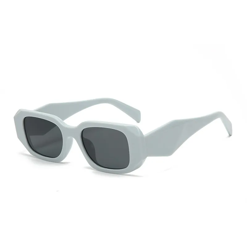 Occhiali Da Sole Quadrati Vintage Protezione UV400 Montatura PC Geometrica Ad Asta Larga Per Uomo E Donna
