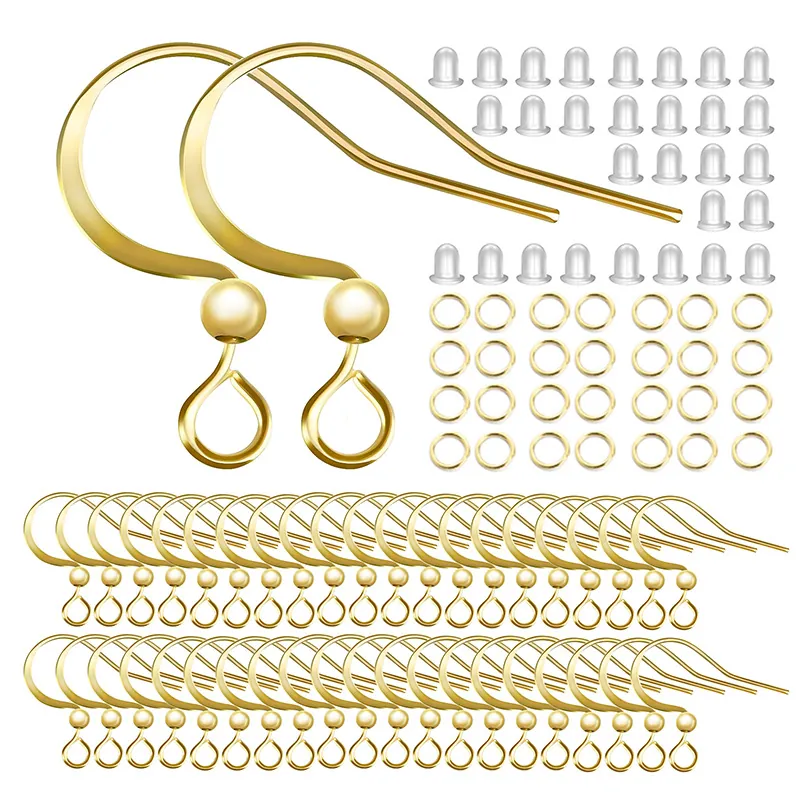 Ganci Per Orecchini In Rame Fili A Amo Con Perla E Occhiello Per La Creazione Di Gioielli Fai Da Te Accessori In Ottone