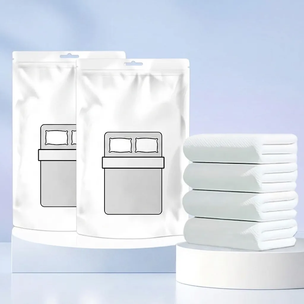 Disposable Travel Bedding Quilt Cover Bed Sheet And Pillowcases Non Woven Fabric Anti Dirty Sterilized Portable Hotel White