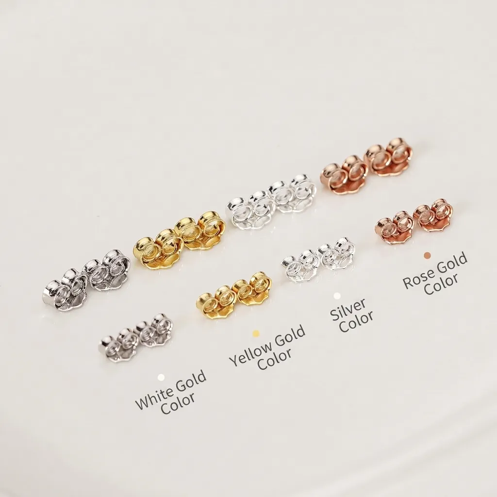 925 Sterling Silver Earring Backs Butterfly Flower Shape Replacement Stoppers DIY Jewelry Making Findings