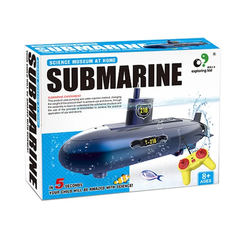 Wireless Remote Control Submarine Toy Science Experiment DIY Assembly Buoyancy Physics Learning Educational Model For Kids