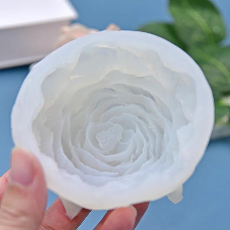 Peony Flower Shape Silicone Mold For DIY Baking Cake Decorating Candle Soap Making Fondant 3D Flower Design