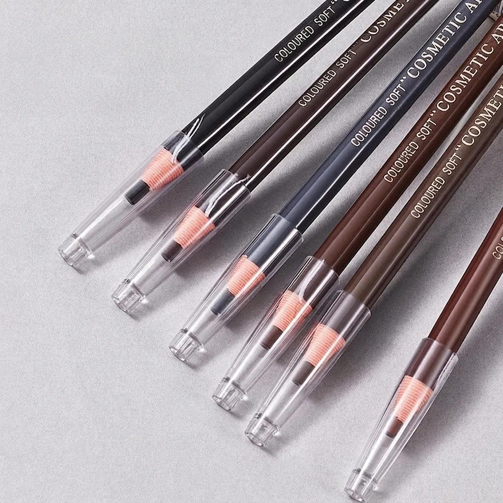 Pull Line Eyebrow Pencil Waterproof Long Lasting Professional Makeup Tool No Sharpening Natural Defined Precise Eye Art