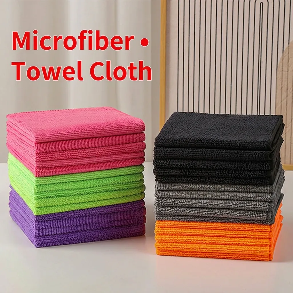 Panno Per Pulizia In Microfibra Assorbente Senza Pelucchi Multiuso Strofinaccio Da Cucina Asciugamano Morbido Lavabile