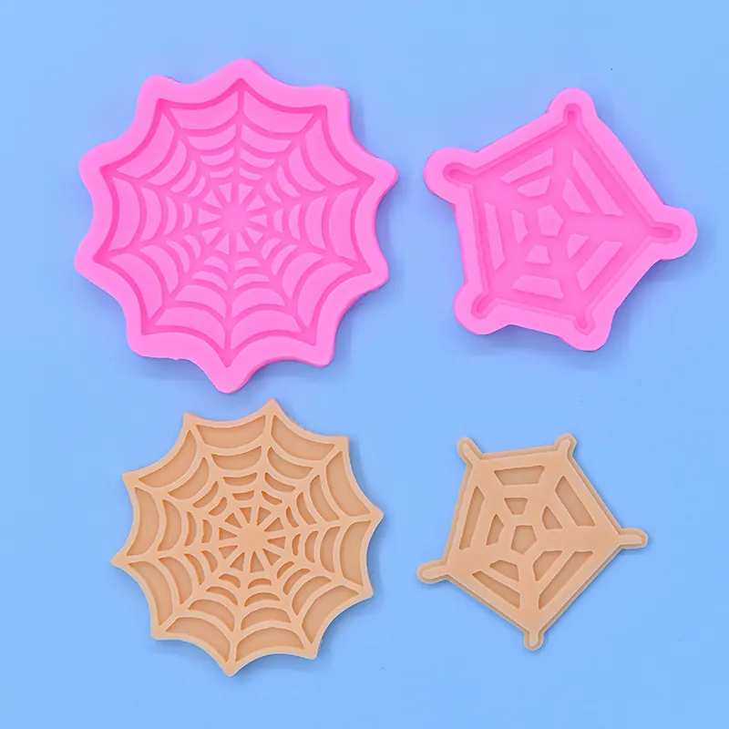 Spider Web Cake Mold Silicone Halloween DIY Baking Fondant Chocolate Sugarcraft Decoration Tool