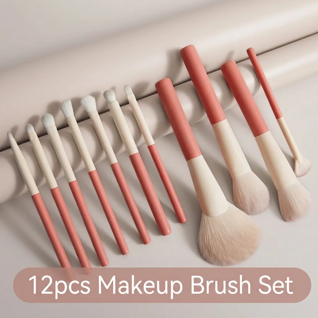 Professionelle Make-up Pinsel Synthetikfaser Für Puder Foundation Lidschatten Concealer Verblenden Gesicht Augen