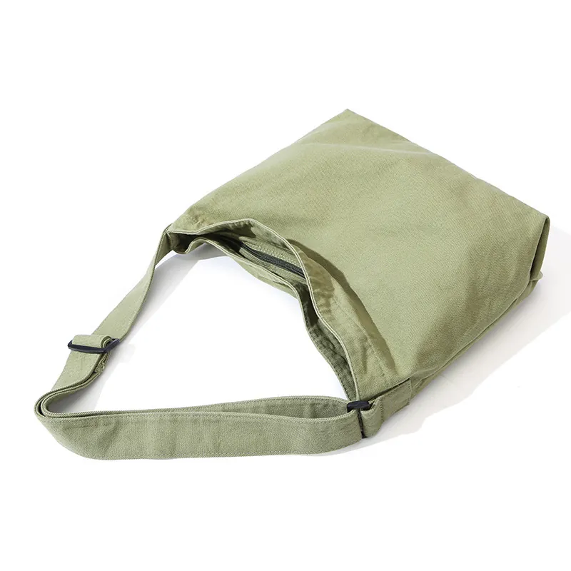 Borsa A Tracolla In Tela Di Cotone Lavata Di Grande Capacità Per Donna Borsa Hobo Morbida Da Spalla Scuola Lavoro