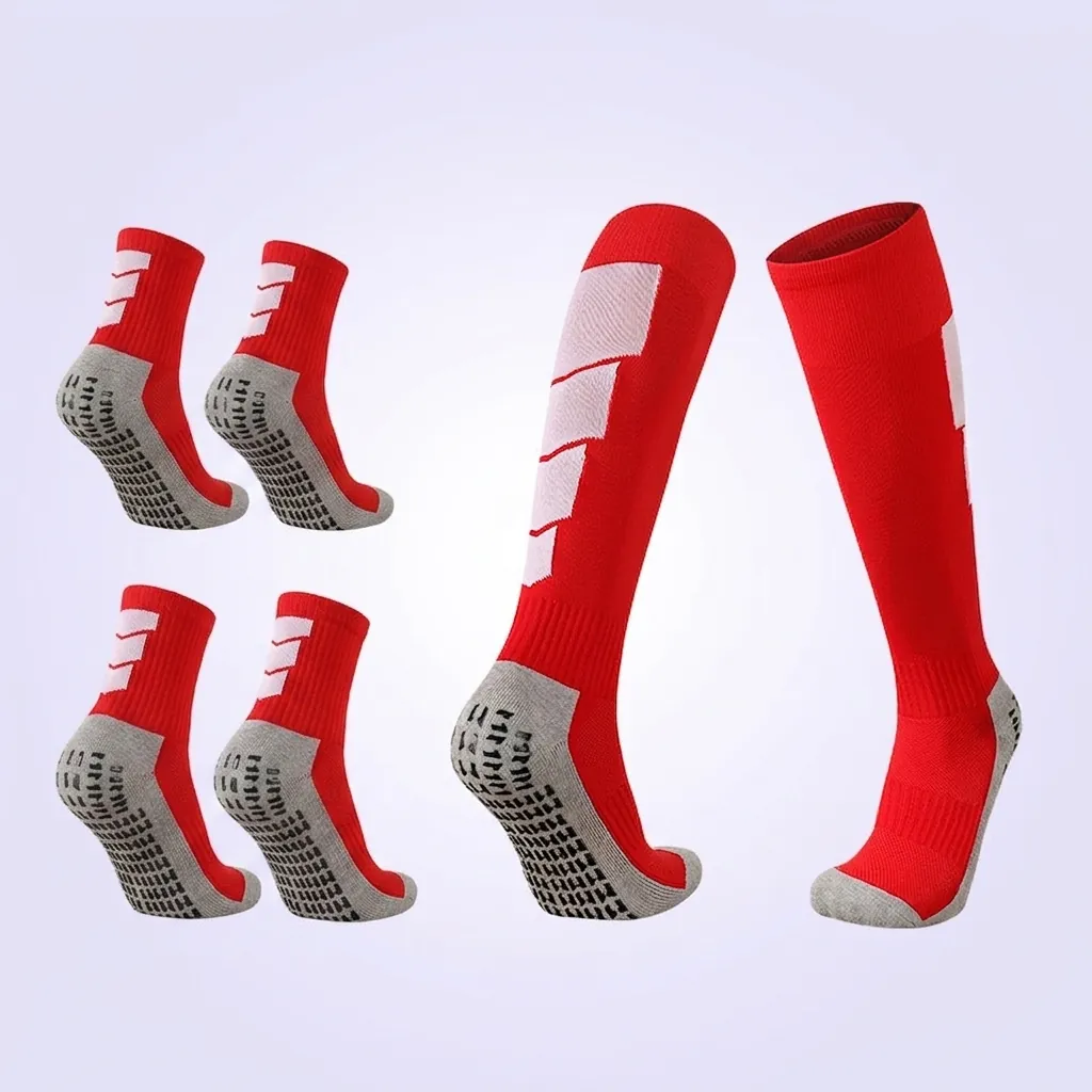 Professionelle Rutschfeste Fußballsocken Für Herren Damen Kinder Atmungsaktive Hohe Fußballsocken Mit Grip Gepolsterte Sportsocken