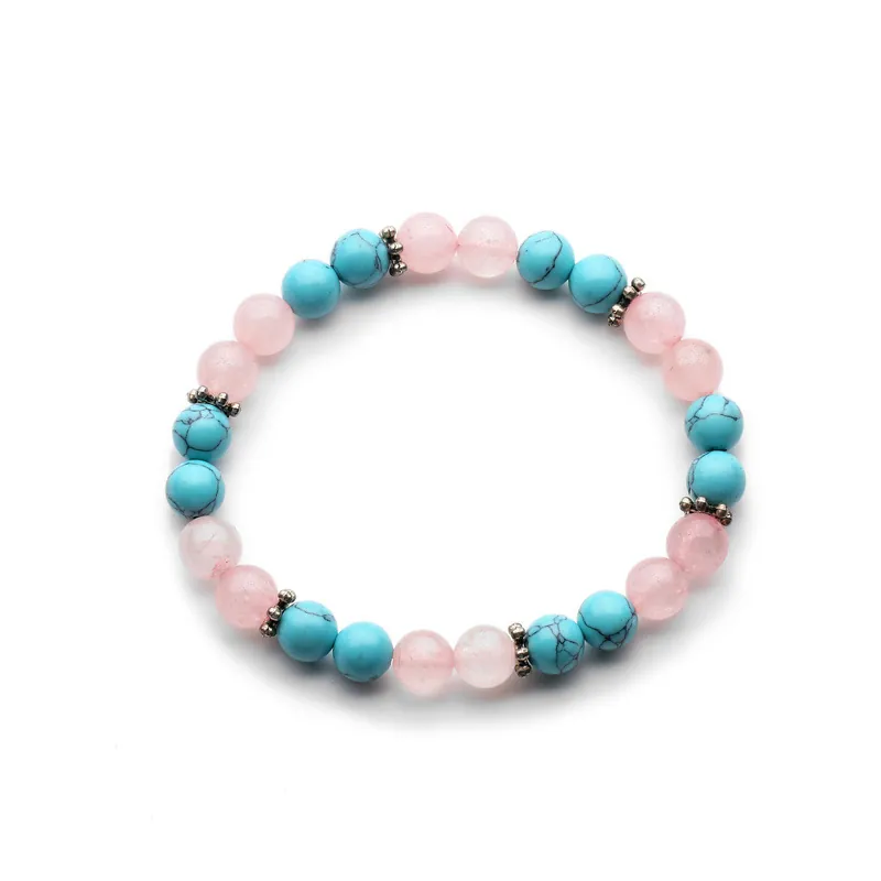 Bracciale Di Perline In Pietra Naturale Elastico Yoga Energia Guarigione Gioielli In Pietre Preziose Accessori Moda Unisex
