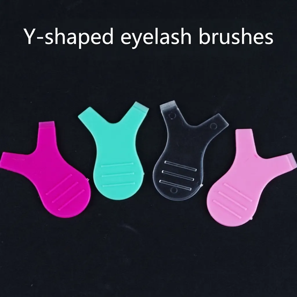 Y Shape Eyelash Lift Brush And Silicone Perming Pads For Lash Extension Grafting Professional Beauty Tools