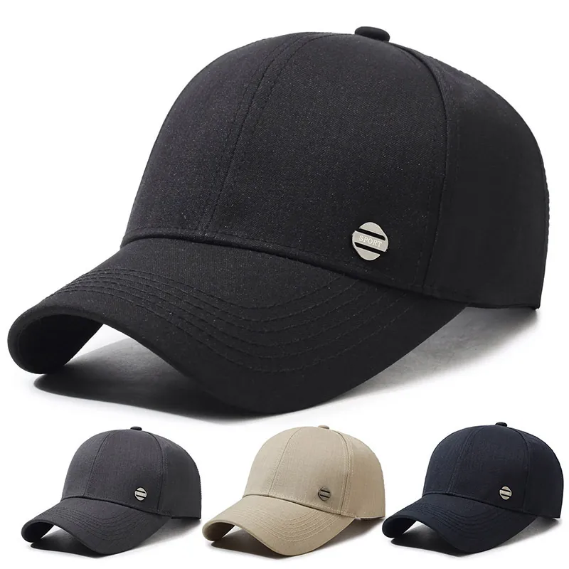 Cappellino Da Baseball Uomo Donna Regolabile Poliestere Protezione Solare Cappello Sportivo Con Decoro Metallico