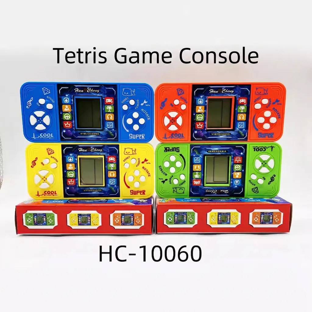 Retro Handheld Game Console Electronic Tetris Multiple Classic Games Portable Plastic Educational Toy For Children Gift