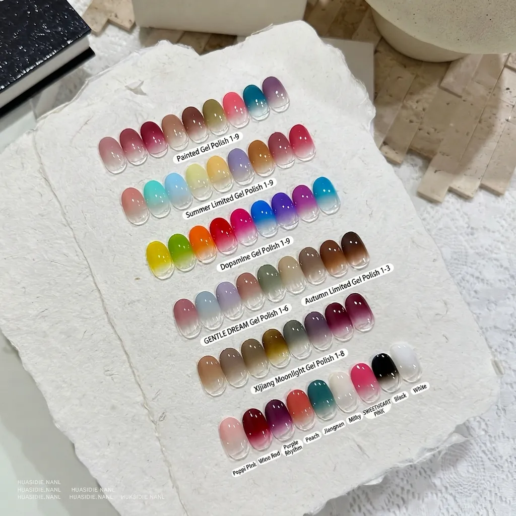 Solid Cream Nail Clapping Gel Painting Polish Gradient Art Effect Wash Free DIY Professional Nail Art Decoration Tool