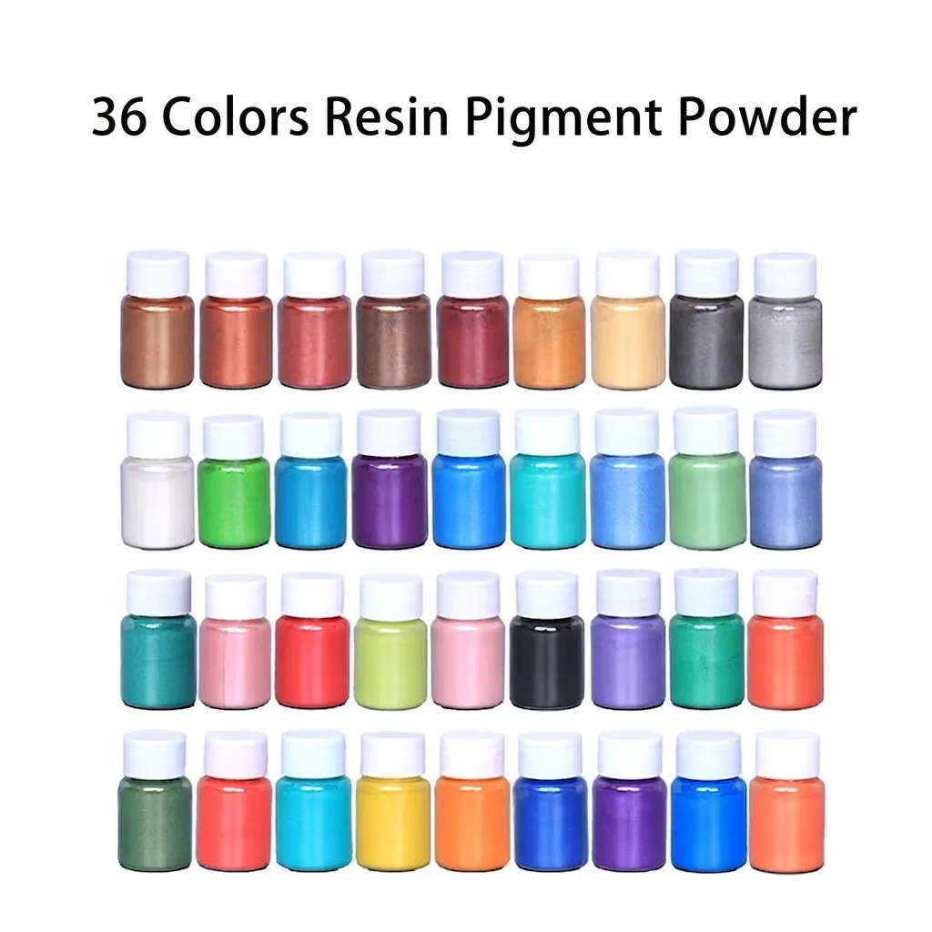 Pearlescent Mica Powder Pigment For Epoxy Resin DIY Drip Glue Mold Candle Soap Making Nail Art Slime Crafting Colorful Fine