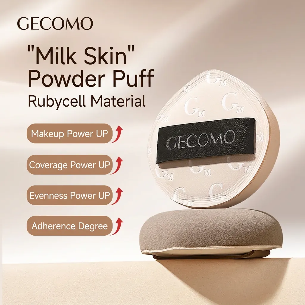 Make-up-Puff Rubycell Polyurethan Weich Elastisch Trocken Nass Dual Use Tropfenform Rund Dreieck Schönheit Werkzeug