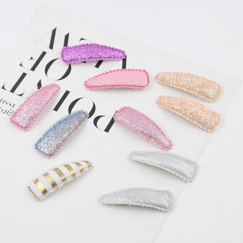 Fermagli Per Capelli BB Goccia D'acqua Paillettes Glitter Acrilico Sfumato Arcobaleno Forcine Fatte A Mano Accessori Per Ragazze Bambine