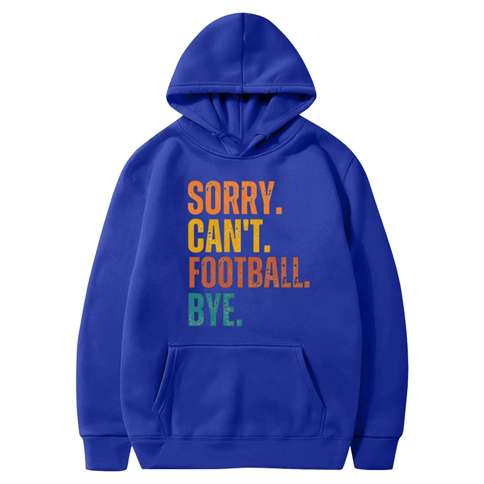 Amerikanisch Football Print Herren Hoodie Kapuzenpullover Fleece Gefüttert Warm Langarm Kängurutasche Casual Sport