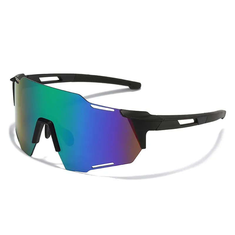 Lunettes De Soleil De Sport Protection UV400 Coupe-Vent Cyclisme Extérieur Hommes Femmes Surdimensionné PC Cadre